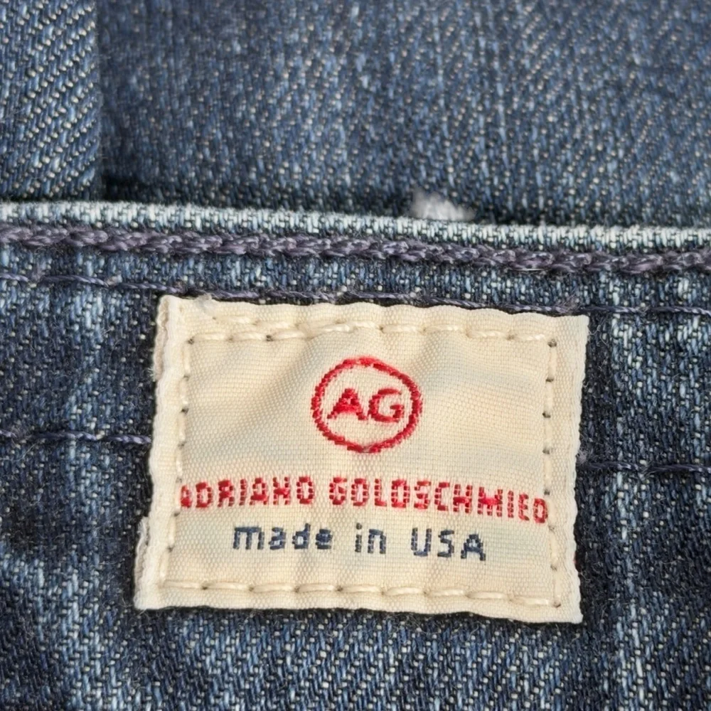 AG Adriano Goldschmied Tomboy Jeans Womens 25 Blue Relaxed Straight Leg